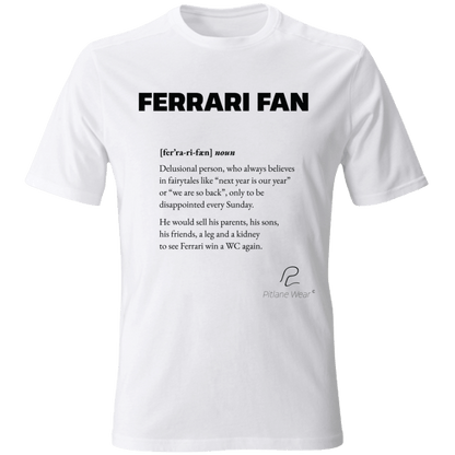 Ferrari Fan TShirt Bianca Fronte