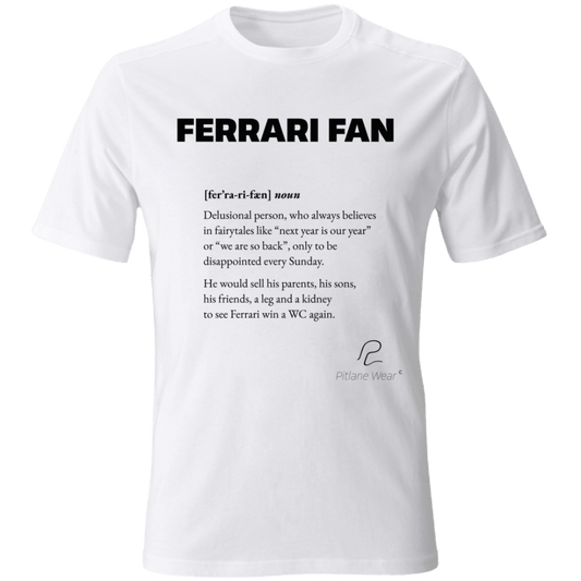 Ferrari Fan TShirt Bianca Fronte